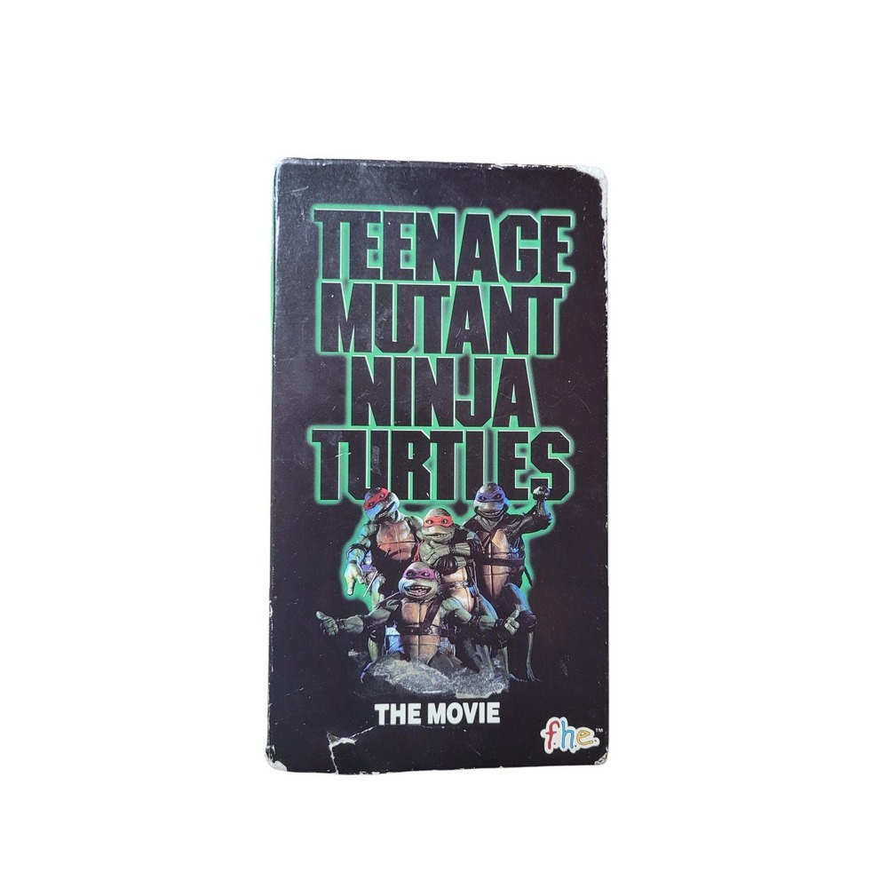 Teenage‎ Mutant Ninja Turtles The Movie VHS 1990 Live Action TMNT Retro